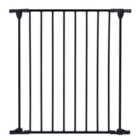 200" Adjustable Safety Gate 8 Panels Play Yard Metal Doorways Fireplace Fence Christmas Tree Fence Gate For House Stairs Gate Prohibited Area Fence Black Steel