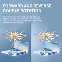 36In Ceiling Fan With Lights Remote Contro Dimmable Led,6 Gear Wind Speed Fan Light Gold Modern Acrylic