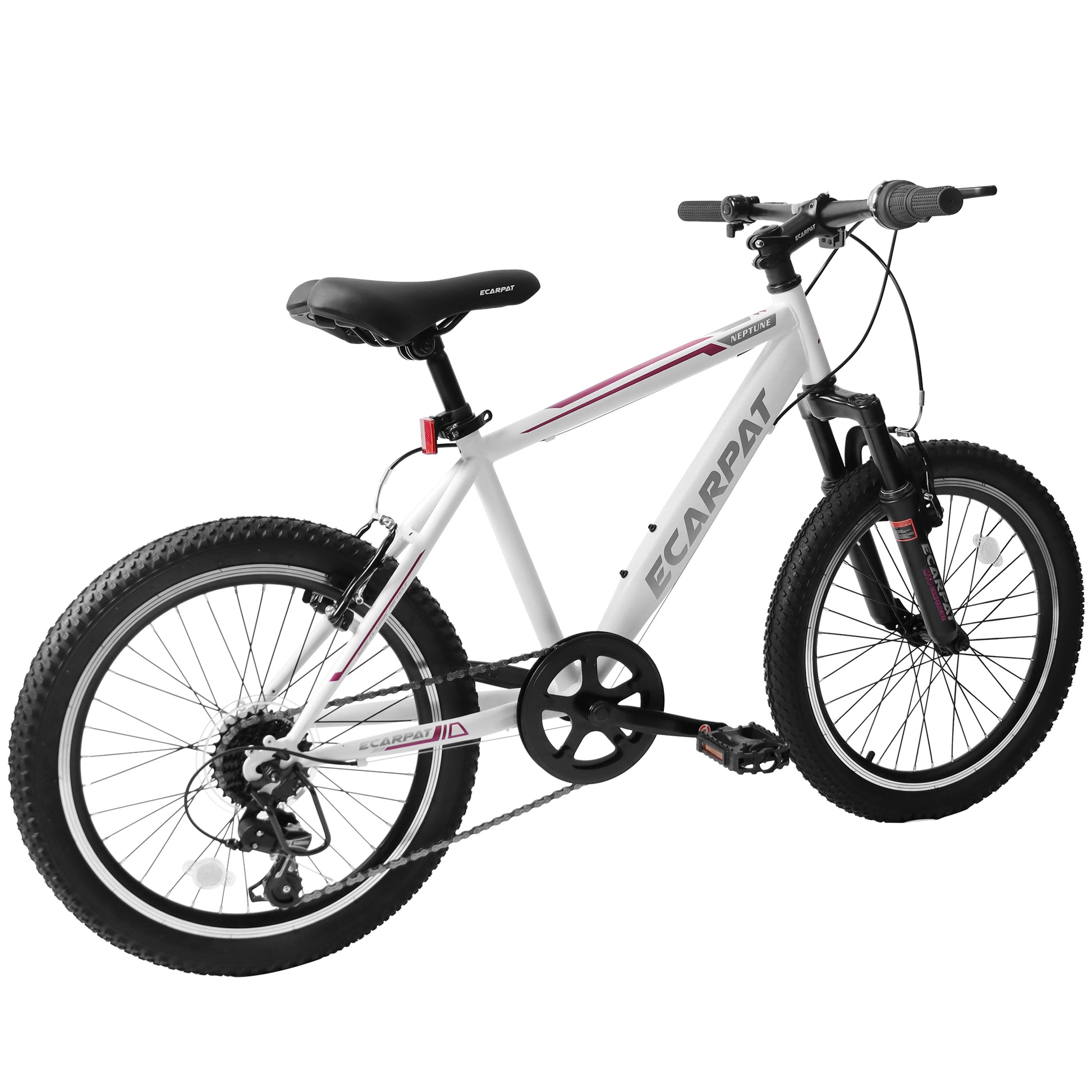 A20215 Kids Bicycle 20 Inch Kids Montain Bike Gear 7 Speed Bike For Boys And Girls White Pink Steel