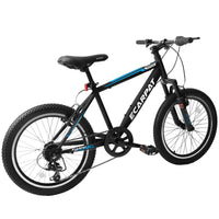 A20215 Kids Bicycle 20 Inch Kids Montain Bike Gear Shimano 7 Speed Bike For Boys And Girls Black Blue Steel