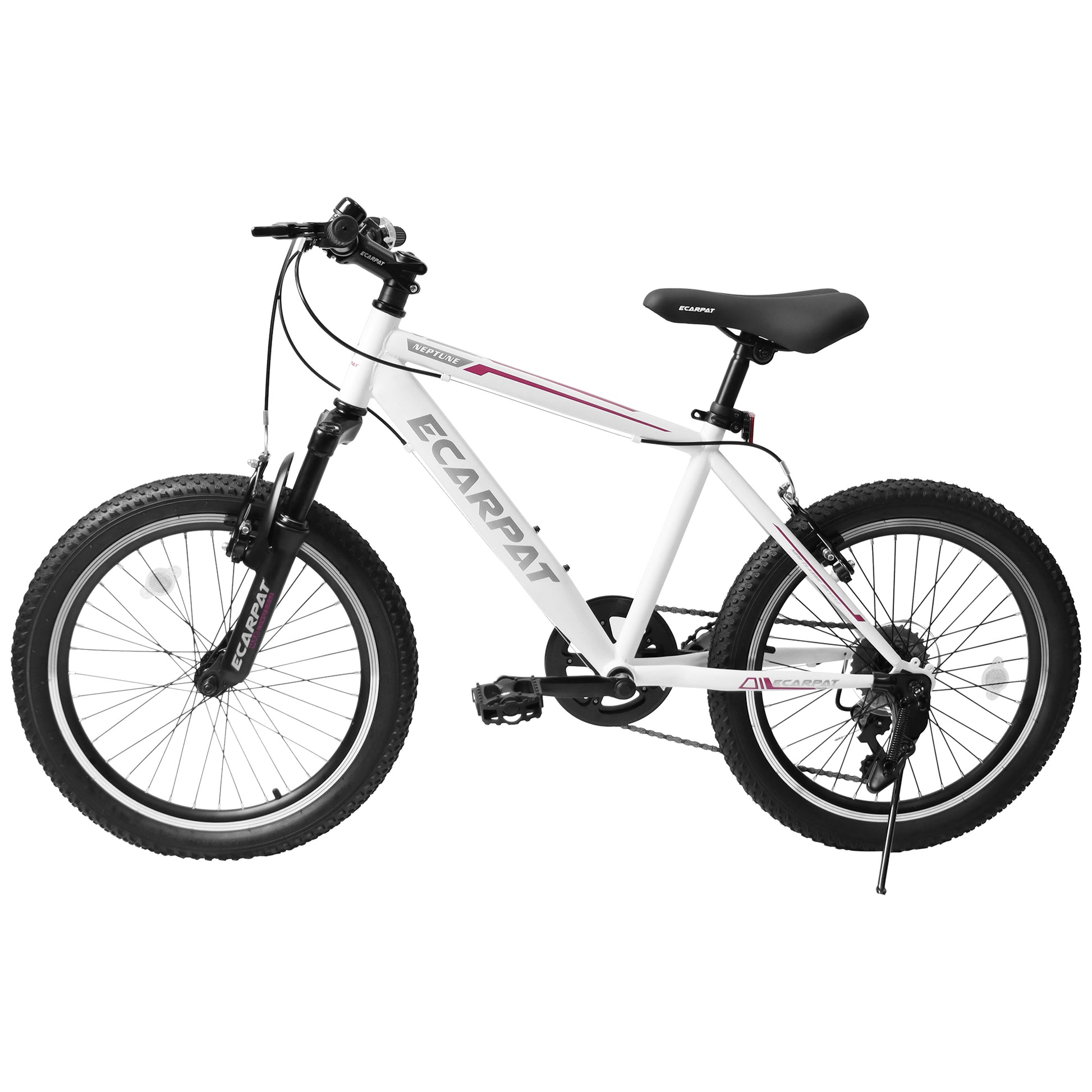 A20215 Kids Bicycle 20 Inch Kids Montain Bike Gear 7 Speed Bike For Boys And Girls White Pink Steel