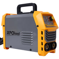 110 220V Mma Welder, 160A Stick Arc Welding Machine Igbt Inverter Digital Display Lcd Hot Start Welder With Electrode Holder, Work Clamp, Input Power Adapter Cable Dual Voltage Dc Yellow Grey Abs Steel Q235