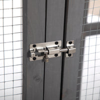 Extra Large Cat Cage Gray Gray Wood