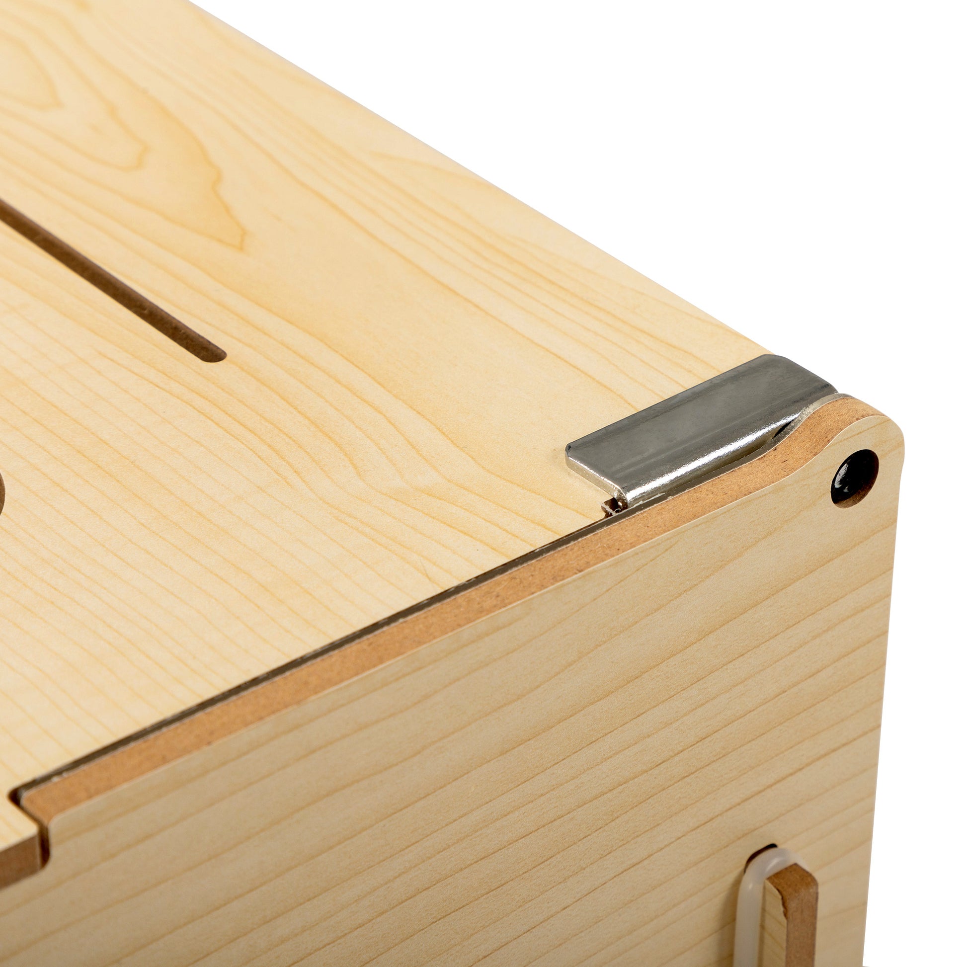 Wooden Hamster Cage Small Animals House, Acrylic Hutch For Dwarf Hamster, Guinea Pig, Chinchilla, Opening Top With Air Vents Natural Mdf