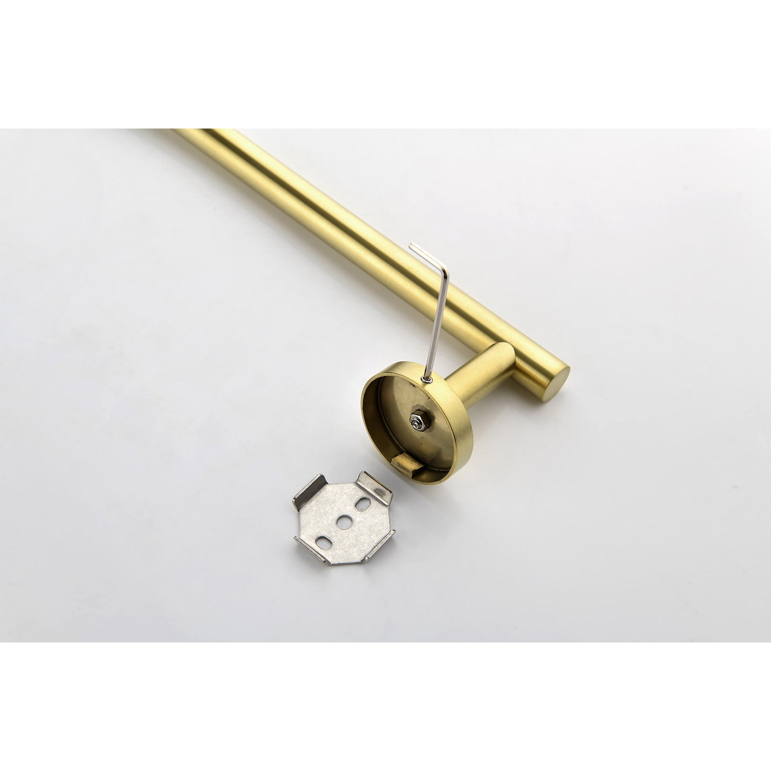 3 Piece Bathroom Hardware Set Brushed Gold Stainless Steel