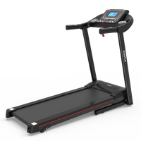 Fitshow App Home Foldable Treadmill With Incline, Folding Treadmill For Home Workout, Electric Walking Running Treadmill Machine 5" Lcd Screen 250 Lb Capacity Bluetooth Music Indoor Fitness Black Handheld Foldable Body Building Carbon Steel