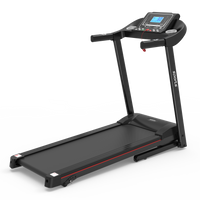 Fitshow App Home Foldable Treadmill With Incline, Folding Treadmill For Home Workout, Electric Walking Running Treadmill Machine 5" Lcd Screen 250 Lb Capacity Bluetooth Music Indoor Fitness Black Handheld Foldable Body Building Carbon Steel