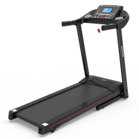 Fitshow App Home Foldable Treadmill With Incline, Folding Treadmill For Home Workout, Electric Walking Running Treadmill Machine 5" Lcd Screen 250 Lb Capacity Bluetooth Music Indoor Fitness Black Handheld Foldable Body Building Carbon Steel