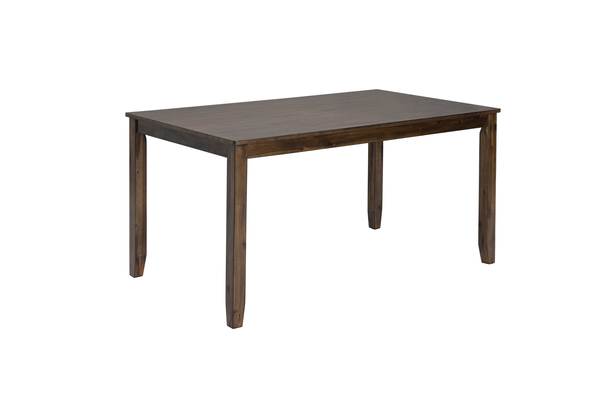 5 Piece Modern Dining Set, Rectangular Wooden Dining Table With 4 Upholstered Chairs For Kitchen, Dining Room, Walnut Wood Walnut Seats 4 Wood Dining Room Acacia 4 Leg Rectangular Dining Table With Chair Acacia Wood