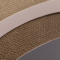 Cat Scratch Board With Removable Middle Part Brown Paper Composite