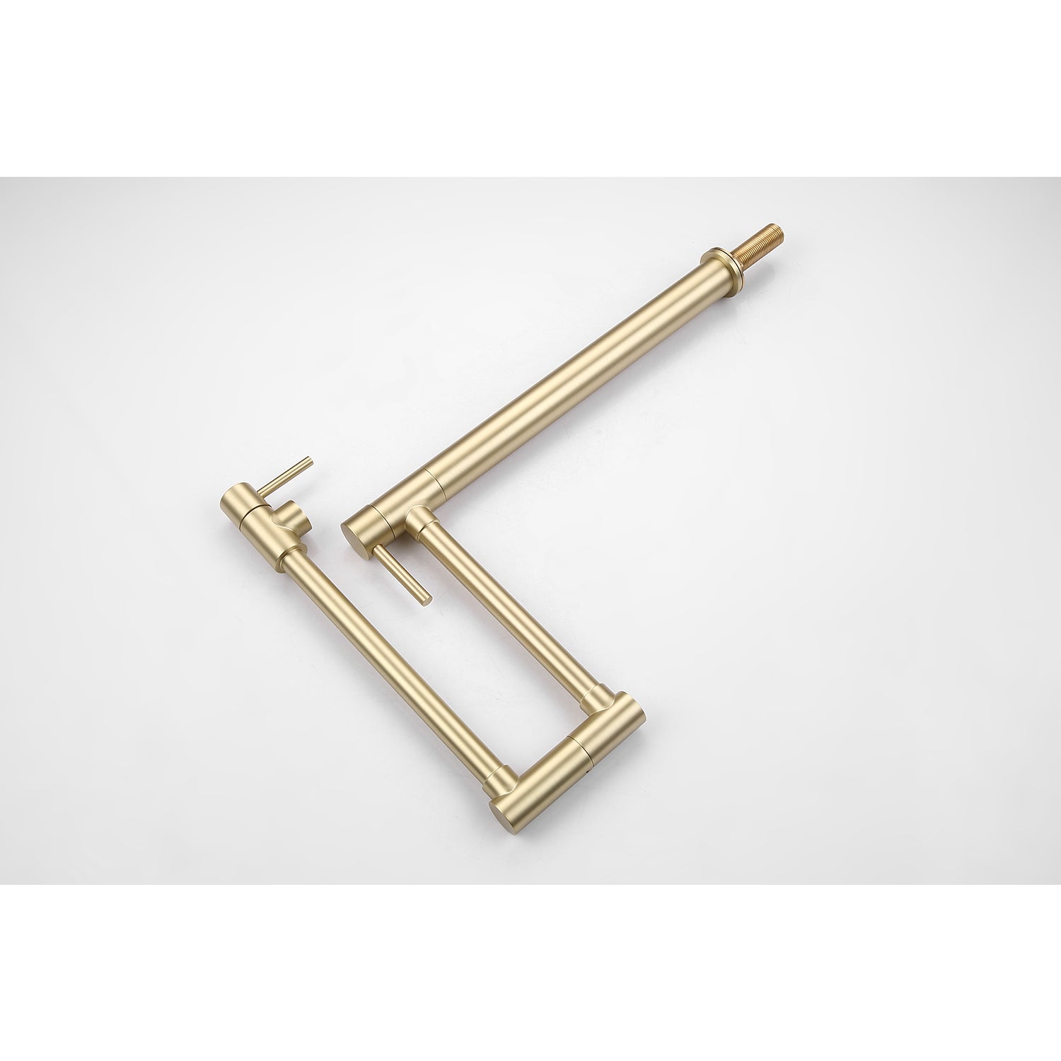 Pot Filler Faucet With Extension Shank Brushed Gold Brass