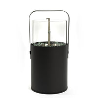 Black Ethanol Fire Pit, Tabletop Fire Pit, Mini Fire Pit, Portable Fireplace For Indoor & Garden For Dinner Parties, Home Decoration Black Garden & Outdoor Steel