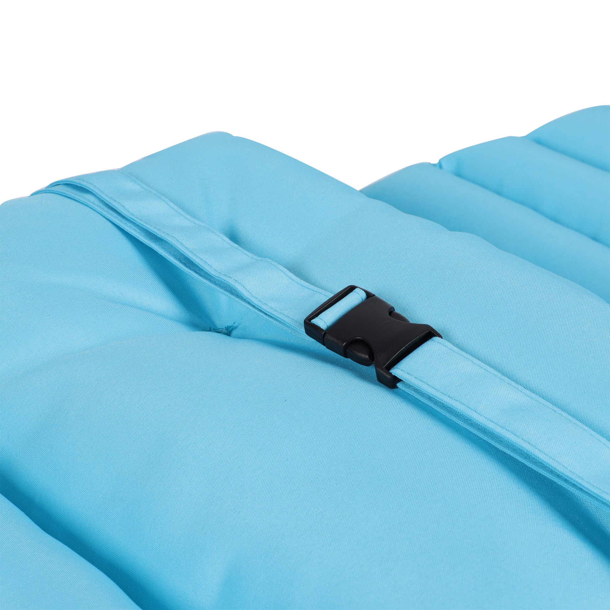 2Pcs Set Outdoor Lounge Chair Cushion Replacement Patio Funiture Seat Cushion Chaise Lounge Cushion Sky Blue No Lounge Blue Solid 2 Person Seating Group Polyester