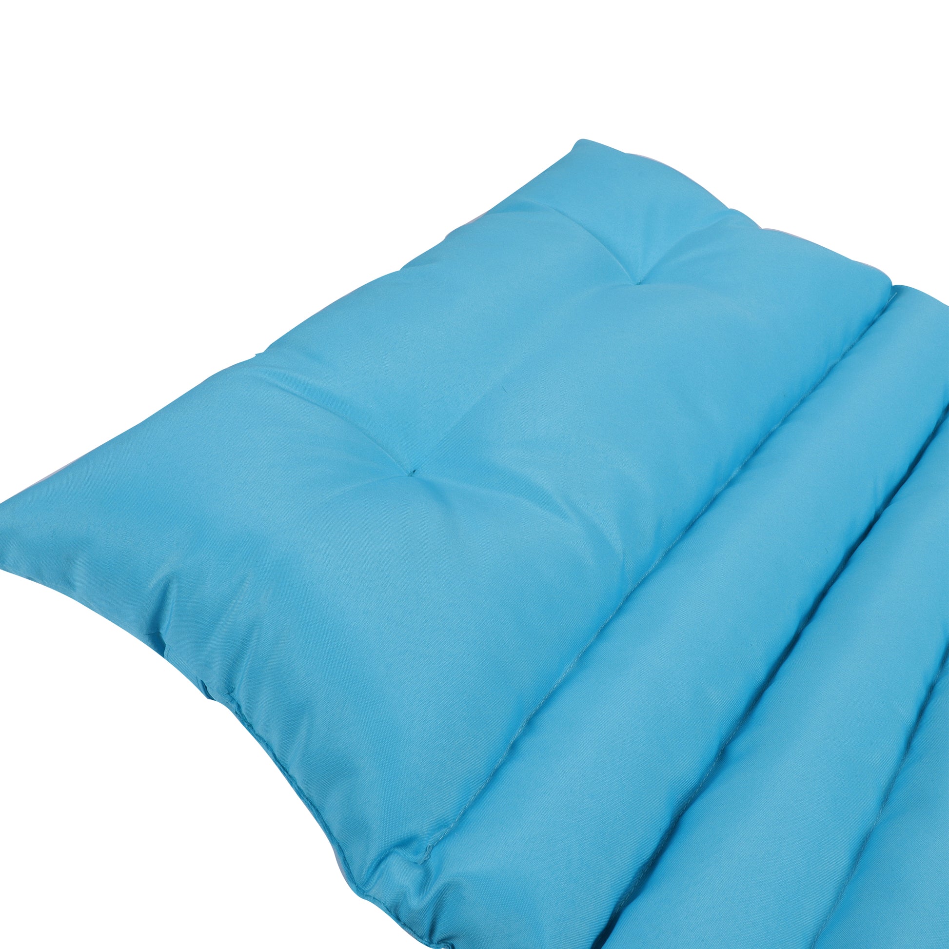 2Pcs Set Outdoor Lounge Chair Cushion Replacement Patio Funiture Seat Cushion Chaise Lounge Cushion Sky Blue No Lounge Blue Solid 2 Person Seating Group Polyester