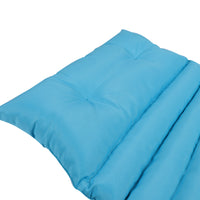 2Pcs Set Outdoor Lounge Chair Cushion Replacement Patio Funiture Seat Cushion Chaise Lounge Cushion Sky Blue No Lounge Blue Solid 2 Person Seating Group Polyester