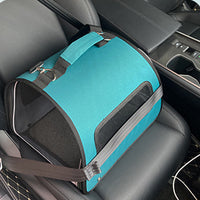 Automatic Folding Double Decker Pet Trolley, Separate Pet Trolley Lightweight Small And Medium Dog Cat Dog Trolley Dark Green Oxford Fabric