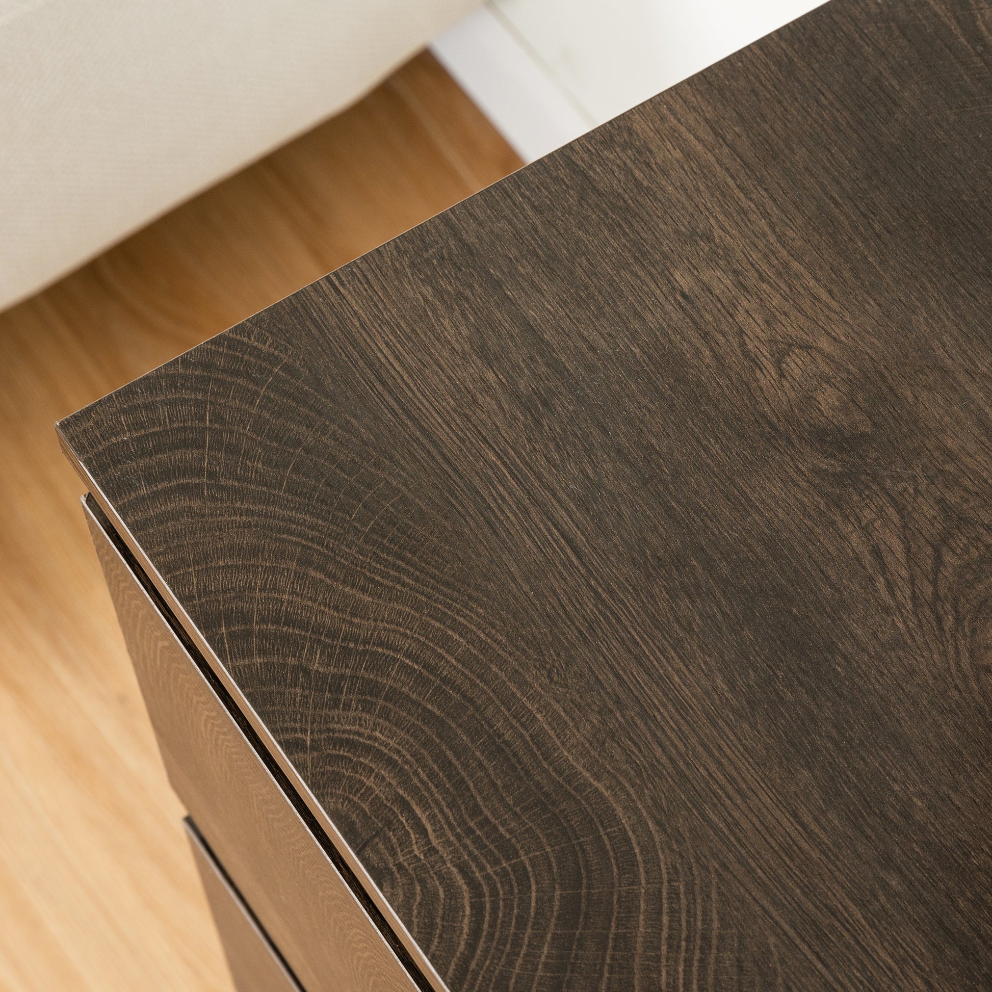 Drawer Dresser Cabinet, Sideboard, Bar Counter, Buffet Counter, Table Lockers, Three Plus Three Drawers Audit, Can Be Used For Dining Room, Living Room, Bedroom, Kitchen Corridor, Color: Dark Gray