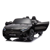 24V Ride On Car W Parent Remote Control,Seat Width 18.11 Inch,Licensed Mercedes Benz Sl63 Car For Kids,200W Speed1.86 4.97Mph Secure Slow Start,Bluetooth,Led,Headlight, Music Player & Horn, Soft