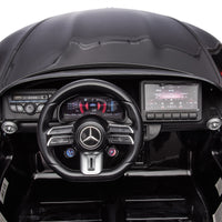 24V Ride On Car W Parent Remote Control,Seat Width 18.11 Inch,Licensed Mercedes Benz Sl63 Car For Kids,200W Speed1.86 4.97Mph Secure Slow Start,Bluetooth,Led,Headlight, Music Player & Horn, Soft