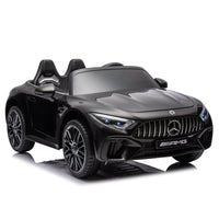 24V Ride On Car W Parent Remote Control,Seat Width 18.11 Inch,Licensed Mercedes Benz Sl63 Car For Kids,200W Speed1.86 4.97Mph Secure Slow Start,Bluetooth,Led,Headlight, Music Player & Horn, Soft