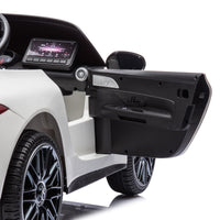 24V Ride On Car W Parent Remote Control,Seat Width 18.11 Inch,Licensed Mercedes Benz Sl63 Car For Kids,200W Speed1.86 4.97Mph Secure Slow Start,Bluetooth,Led,Headlight, Music Player & Horn, Soft