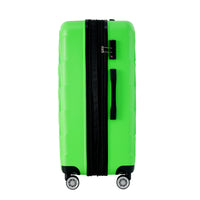 3 Piece Luggage Set Suitcase Set, Abs Hard Shell Lightweight Expandable Travel Luggage With Tsa Lock, Spinner Wheels For Men Women Green Abs