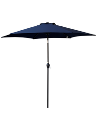 9Ft Umbrella Navy Blue Navy Blue Metal