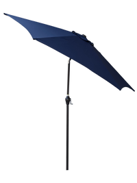 9Ft Umbrella Navy Blue Navy Blue Metal