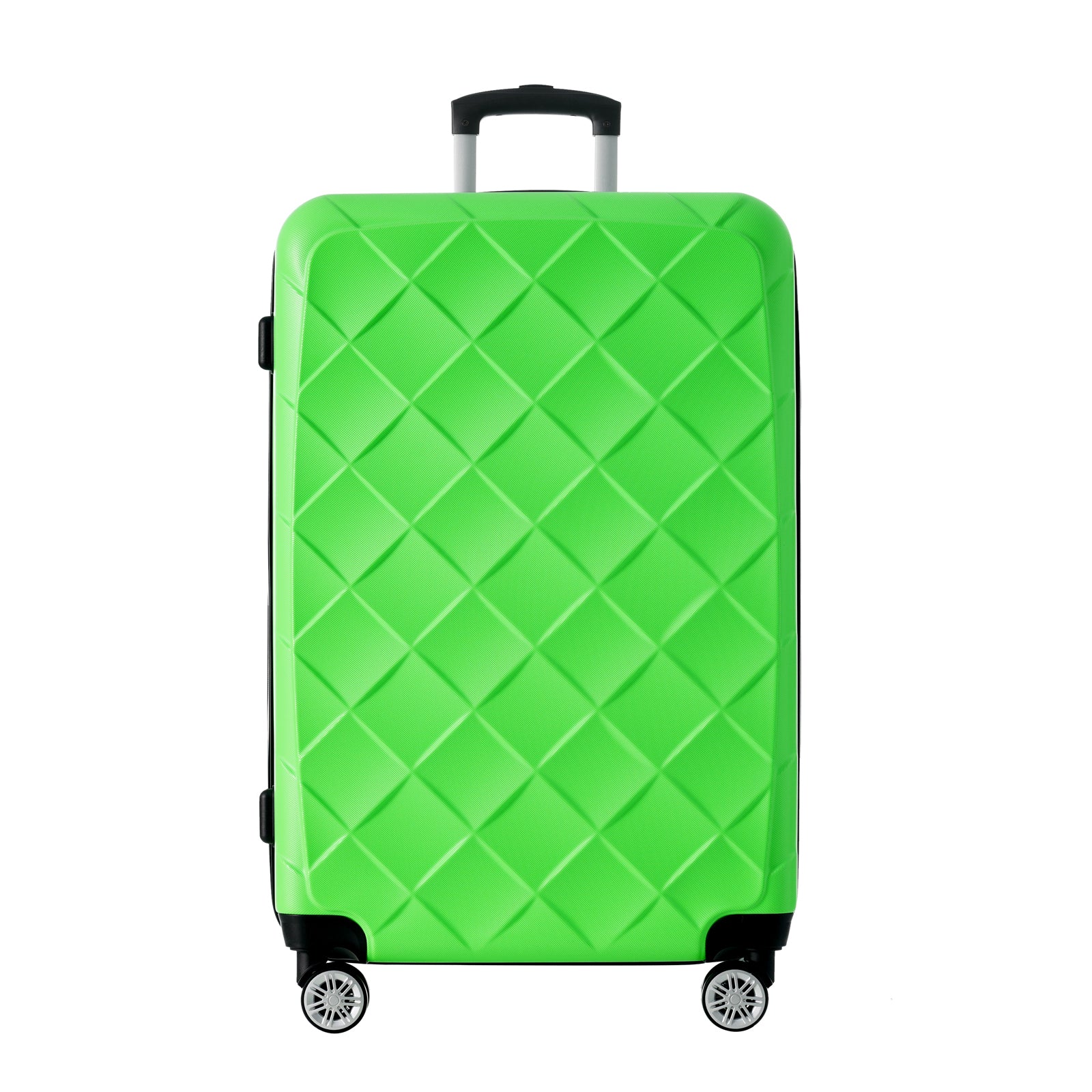 3 Piece Luggage Set Suitcase Set, Abs Hard Shell Lightweight Expandable Travel Luggage With Tsa Lock, Spinner Wheels For Men Women Green Abs