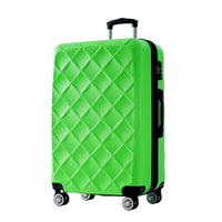 3 Piece Luggage Set Suitcase Set, Abs Hard Shell Lightweight Expandable Travel Luggage With Tsa Lock, Spinner Wheels For Men Women Green Abs