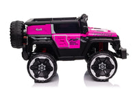 Kids Ride On Car,Tamco Kids Electric Car With Remote Control 12 V Children Car Motorized Vehicles For Girls Boys Gift, Music, Horn, Spring Suspension, Safety Lock, Led Light Pink Plastic