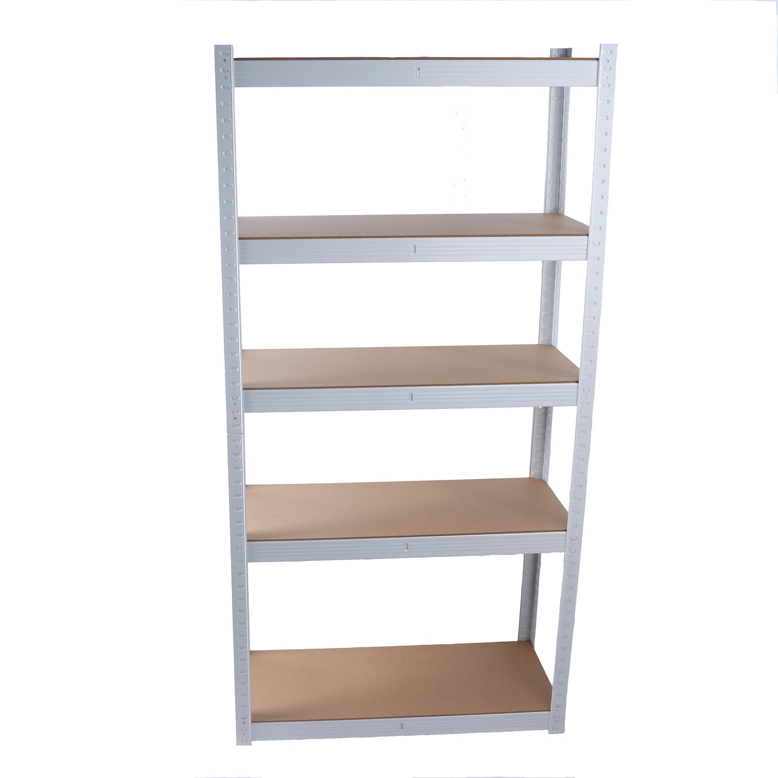 5 Tier Laminated White Metal Shelving Unit Adjustable Garage Storage Utility Rack Heavy Duty Shelves Organization Multipurpose Shelf Warehouse Basement Pantry 29" W X 12" D X 59" H 1Pack White Abs Steel Q235 Wood Pvc