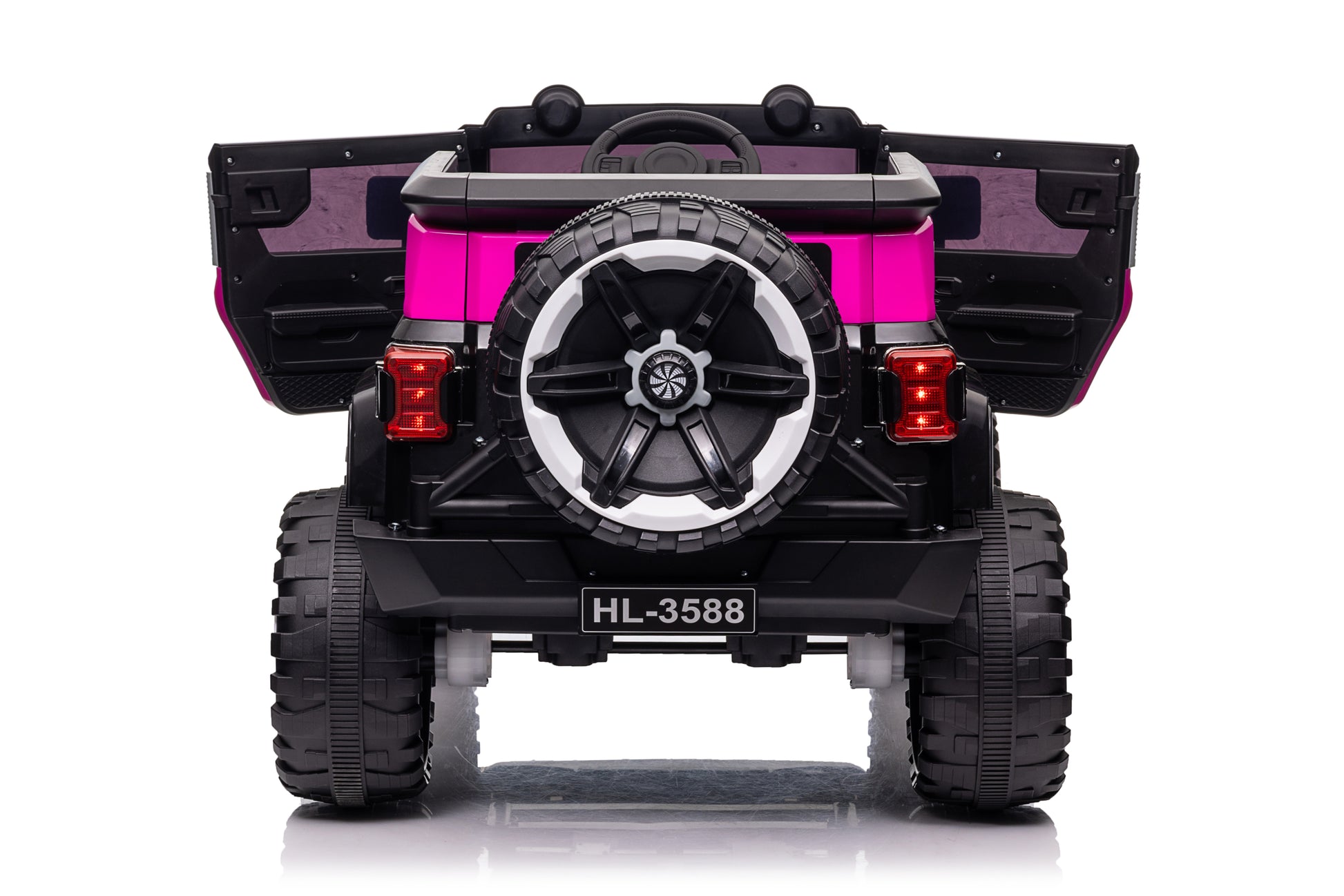 Kids Ride On Car,Tamco Kids Electric Car With Remote Control 12 V Children Car Motorized Vehicles For Girls Boys Gift, Music, Horn, Spring Suspension, Safety Lock, Led Light Pink Plastic