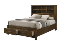 Merrilee Ii Eastern King Bed, Oak Finish Bd02076Ek Oak Wood