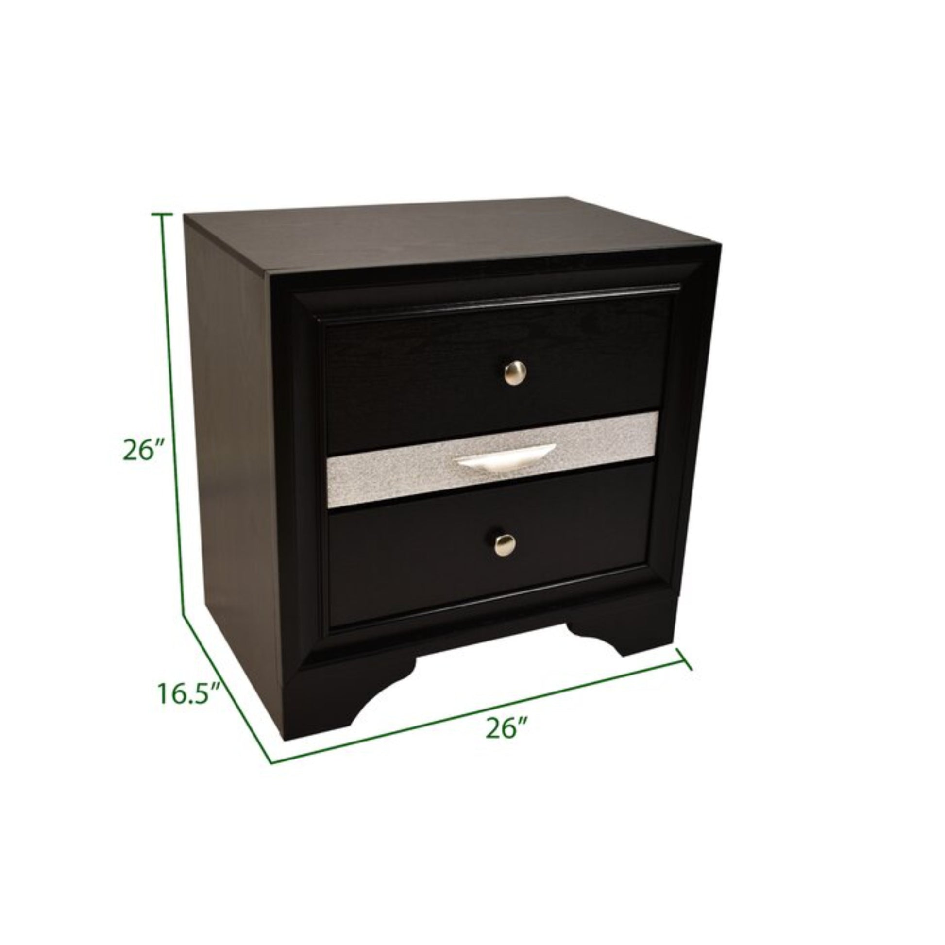 Matrix Traditional Style Full 5Pc Storage Bedroom Set Made With Wood In Black Box Spring Not Required Full Black Wood 5 Piece Set Bedroom Bed Included,Chest Included,Dresser Included,Mirror Included,Nightstand Included Traditional Solid Wood Mdf Wood