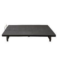 Adjustable Bed Base Frame Head And Foot Incline Quiet Motor King Size Zero Gravity King Antique Black Bedroom Bed Frame Steel