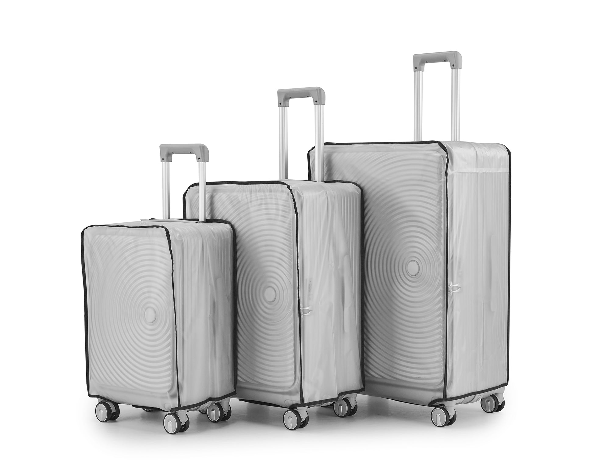 Luggage Sets 3 Piece 20 24 28 , Expandable Carry On Luggage With Tsa Lock Airline Approved, 100% Pc Hard Shell And Lightweight Suitcase With Front Pocket And Spinner Wheels Silver Pc