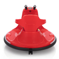 12V Snail Shaped Kids Electric Bumper Car With Remote Control, Ride On Car With Led Lights, Music, 360 Degree Rotate, Toddler Race Toys, 3 8 Years Old Black Red Polypropylene