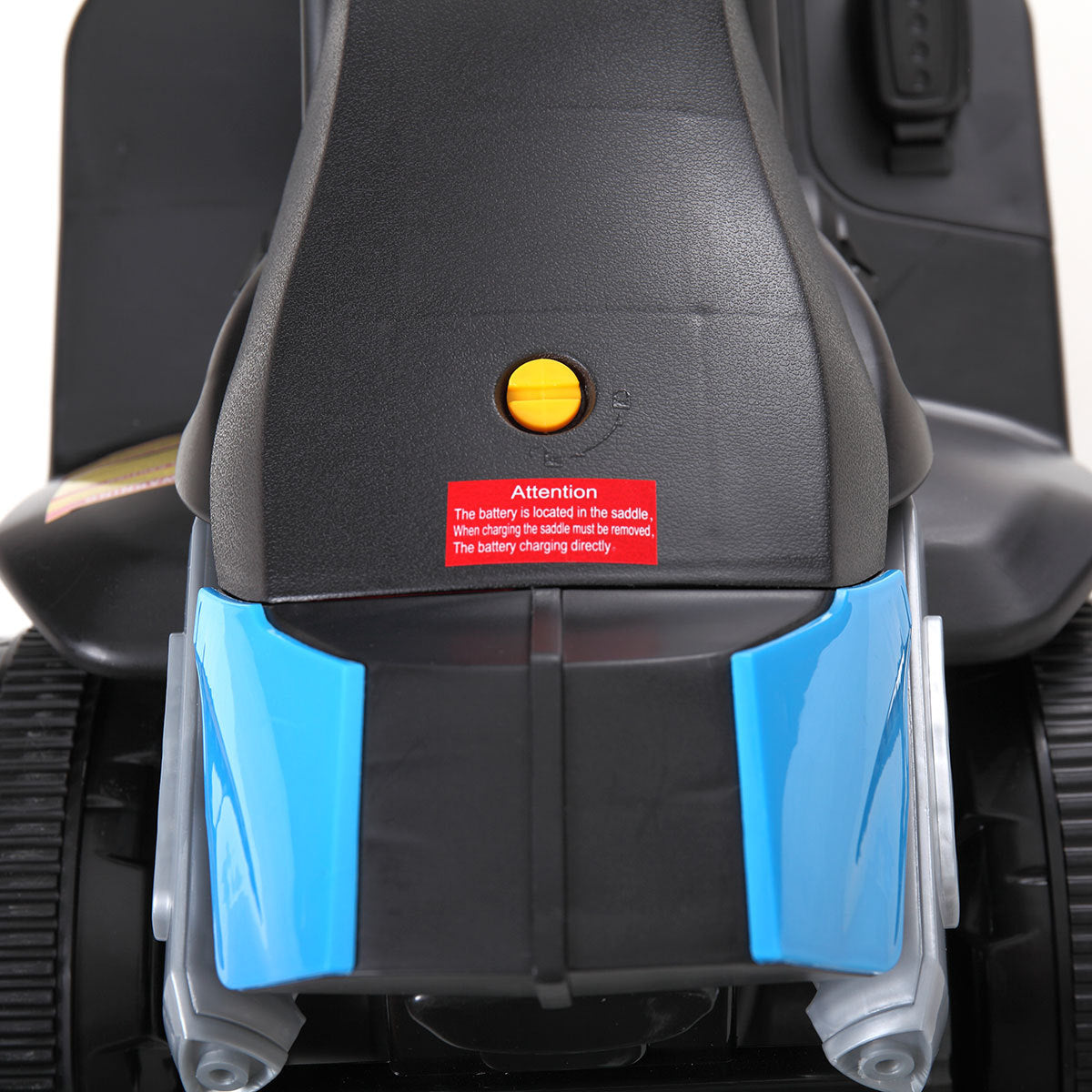 6V Kids Ride On Motorcycle With Headlights, Battery Powered 3 Wheel Bicycle Blue Blue Polypropylene