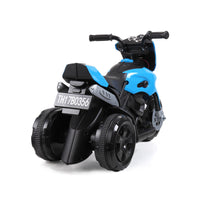 6V Kids Ride On Motorcycle With Headlights, Battery Powered 3 Wheel Bicycle Blue Blue Polypropylene