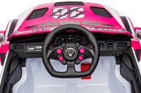 12V4A 20W*2 One Button Start, Forward And Backward, High And Low Speed, Music, Front Light, Power Display, Two Doors Can Open, 2.4G R C, Seat Belt Four Wheel Absorber Kids Ride On Car Pink 50 99 Lbs 5 To 8 Years Iron Plastic Outdoor