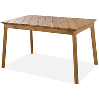 3 Pieces Acacia Wood Table Bench Dining Set For Outdoor & Indoor Furniture With 2 Benches, Picnic Beer Table For Patio, Porch, Garden, Poolside, Natural No Dining Set Acacia Wood Garden & Outdoor Art Deco,Artsy,Vintage Wood Acacia Wood