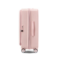 Luggage Sets 3 Piece 20 24 28 , Expandable Carry On Luggage With Tsa Lock Airline Approved, 100% Pc Hard Shell And Lightweight Suitcase With Front Pocket And Spinner Wheels Pink Pc