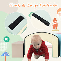 Soft Foam Playset For Toddlers, Safe Softzone Single Tunnel Foam Climber For Kids, Lightweight Indoor Active Play Structure With Slide Stairs And Ramp For Beginner Toddler Climb And Crawl Colorful Foam
