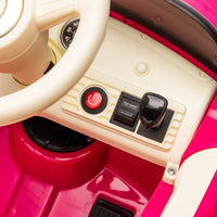 12V Kids Ride On Truck Car W Parents Control, Licensed Chevrolet 3100 Pickup,Electric Car For Kid,Vintage Modeling,3 Speeds,Led Lights,Bluetooth,Usb,High Power Up To 3.11 Mph,Age 3 Pink Polypropylene