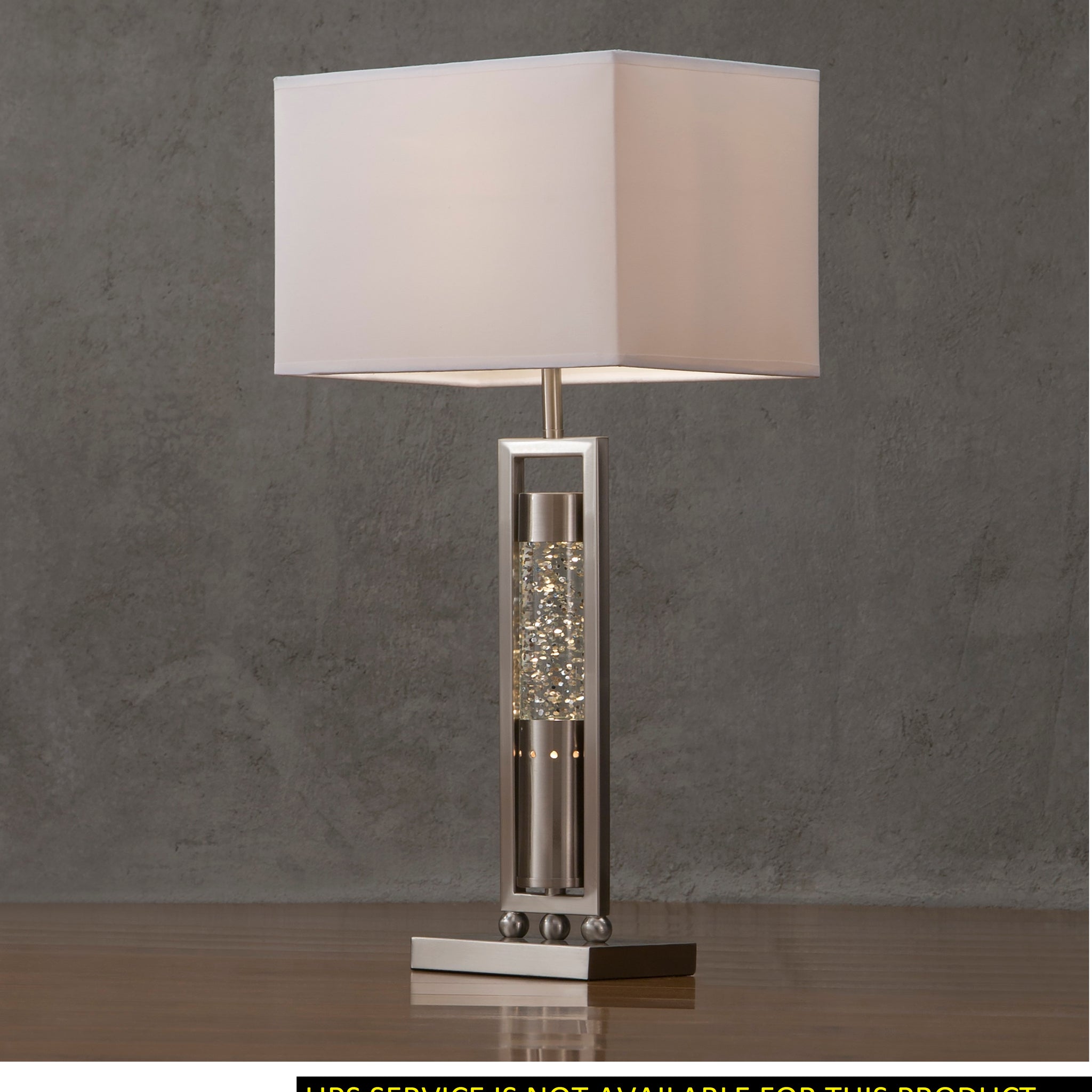 Modern Design Table Lamp 1Pc Sparkling Decorative Home Decor Designer Table Lamp, Water Dancing Light, Satin Night Light Nickel Table&Floor Lamps Luxury,Modern,Ultra Modern Metal