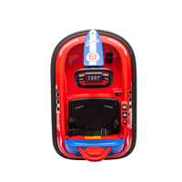 6V Kids Ride On Electric Go Kart Bumper Car W Parents Remote Control,Three Speed Adjustable,Led Lights,Horn,Bluetooth,Player&360 Spin,Vehicle Body With Anti Collision Padding For 18M . Red Polypropylene