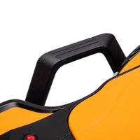 24V Kids Ride On Electric Scooter W Helmet Knee Pads,24V Ride On Toy For Kids,Spray Function,2Wd 400W Wheel Hub Motor,5.59 6.84Mph,Gravity Steering,Use For 1 2 Hours,Exercise Your Child Age 6 . Orange Polypropylene