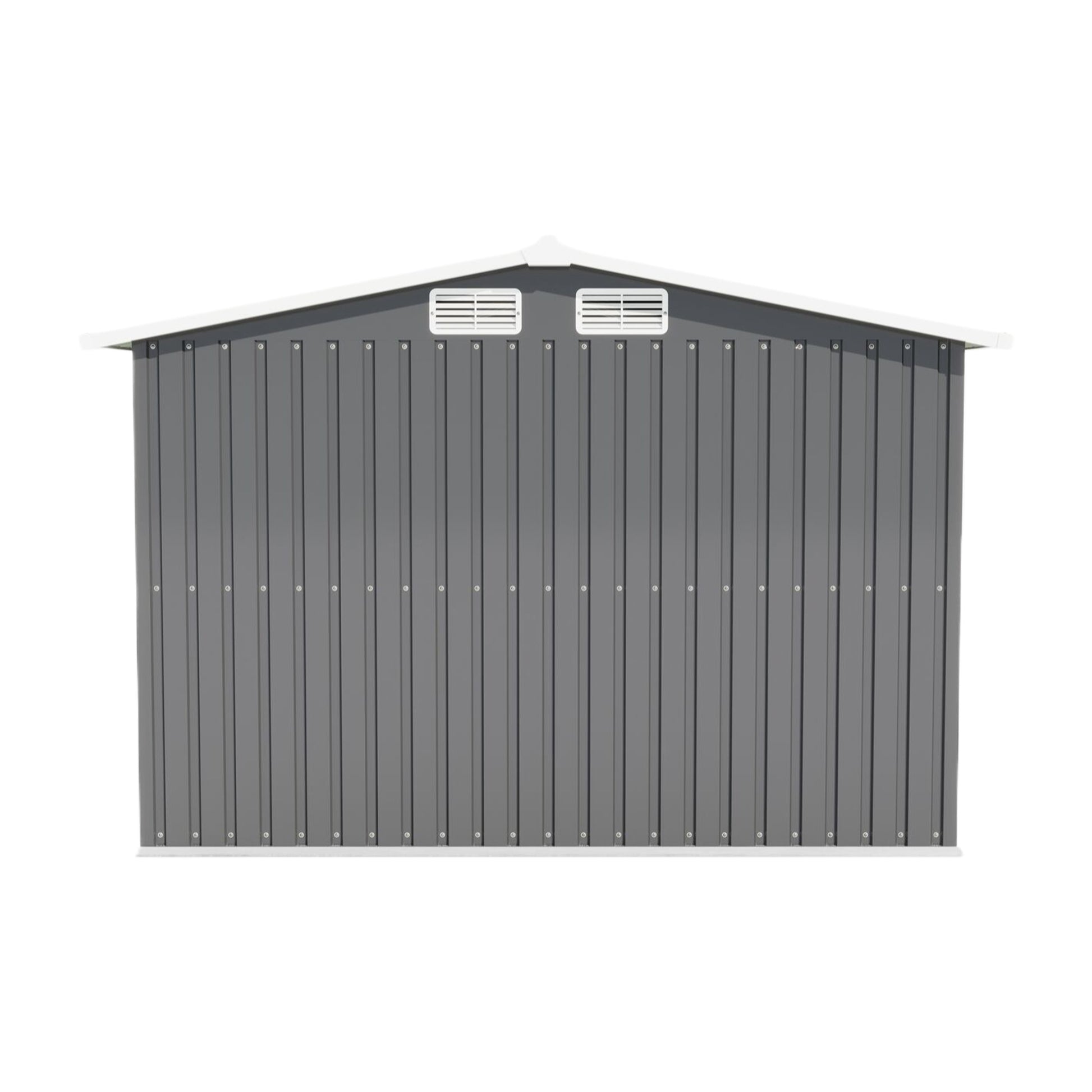 Patio, Lawn & Garden,Metal Outdoor Storage Shed 10Ft X 8Ft, Clearance With Lockable Door Metal Garden Shed Steel Anti Corrosion Storage House Waterproof Tool Shed For Backyard Patio, Lawn And Garden Grey Year Round Use Metal