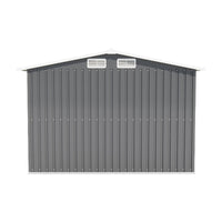 Patio, Lawn & Garden,Metal Outdoor Storage Shed 10Ft X 8Ft, Clearance With Lockable Door Metal Garden Shed Steel Anti Corrosion Storage House Waterproof Tool Shed For Backyard Patio, Lawn And Garden Grey Year Round Use Metal